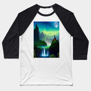 Mountain Landscape Baseball T-Shirt